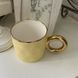 Кухлик, кружка, чашка "Bagel", порцеляна, жовтий Cup001 фото 2