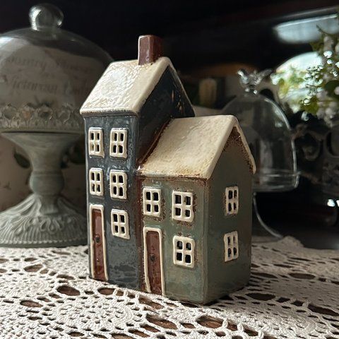Свічник Будиночок керамічний 17,5х11,5х7,5 см. House010 фото