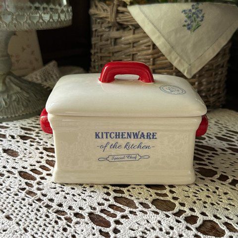 Маслянка "Kitchenware", кераміка, 16 см. 0203 фото
