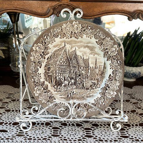 Тарілка обідня Ironstone "Dickens Series" Limited, 24,5 см. 0258 фото